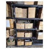 5 Shelf Plastic Shelving Unit 33"L x 17"W x 70"