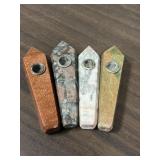 4 - Stone Spoon Pipes