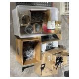 Lot of Pegboard Hooks - Shelf Brackets & More