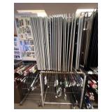 Metal Poster Display/Storage Rack w/Posters