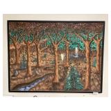 Framed Wall Hanging - Signed