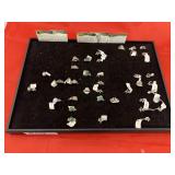Tray of Assorted Rings w/Stones