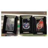 3 Zippo Lighters