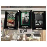 3 Zippo Lighters