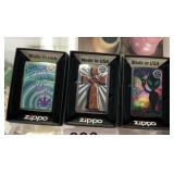 3 Zippo Lighters