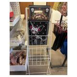 Metal Display Rack w/3 Metal Signs