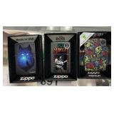 3 - Zippo Lighters
