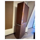 Large Pair Boqak Speakers on Wood Stands