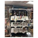 Display Case w/Beaded Alligator Clips & Dabbers