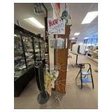 Metal Display w/3 Dog Toys & Purse Holders