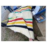 Hudson Bay Point Wool Blanket made in England