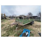 Bumper Pull 2-Axle Trailer - 15ft L x 75'W