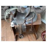Saddle on Stand 13' - Has been restored