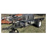 Bumper Pull Single Axle Trailer - 10ft L x 5ft W