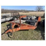 Bumper Pul 2-Axle Car Hauler Trailer