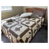Full Size Mattress/Box Spring/Headboard/Frame