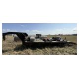 Gooseneck 2-Axle 20ft Trailer w/4ft Dove