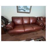 Leather Couch 7ft