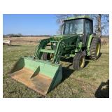John Deere 6300 Cab Tractor w/JD620 Loader