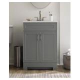 Style Selections Esterbrook Dark Gray Bathroom