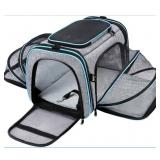 Airline Approved Pet Carrier, Large, Soft Expandab