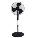 Utilitech 18' 120V Indoor Black Oscillating Pedes