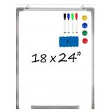 18'x24' Dry Erase White Board Set- Includes 1 Ma