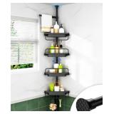 All zone Corner Shower Caddy Tension Pole, Extenda