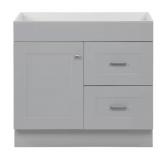 Project Source Series 36' Light Gray Bathroom Van