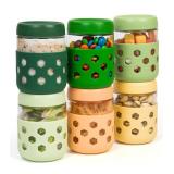 6 Pk 16 Oz Overnight Oats Containers With Lids And