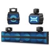 Ehaho 2.1CH Stereo UTV Sound Bar (Subwoofer) and S