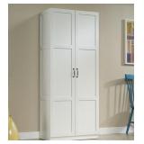 Designer's Edge 4 Shelf White Storage Cabinet, APP