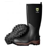 Obcursco Men's Muck Boots Size 10 - Black/Brown