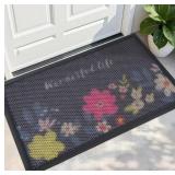 Door Mat for Front Door Entrance - Dirt Trapper