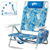 Old Bahama Bay Reclining Beach Chair Backpack, 5 P