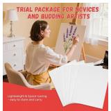 5 Pk Stretched Canvas Panels- 16'x20', Gesso Pri