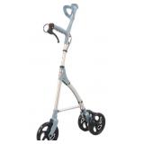 Three Wheeled Pedestrian Folding Walker, Height Ad