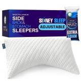 Sidney Sleep Adjustable Curved Contour Fill Pillow