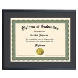 2 Ct. Picture Frame 12x15' Diploma with Black Mat