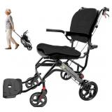 Wheelchair For Adult Transport, Lightweight, Folda
