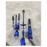 3 Ct Kobalt 40V Lot; (1) Leaf Blower; Model# KLB10