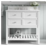 Allen + Roth Canterbury 30' White Undermount Sing