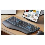 ProtoArc Backlit Bluetooth Ergonomic Keyboard- Wir