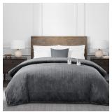 Brookstone TempSense Heated Comfort Plush Blanket