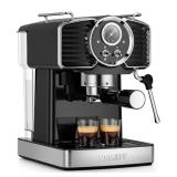Espresso Machine 20 Bar Espresso Maker, Black/Stai