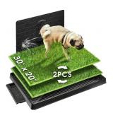 Dog Potty with Tray Spot, 2 Artificial Grass Pads,