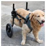 Liu&Liu 2 Wheel Adjustable Dog Wheelchair for Back