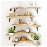 Floating Shelves Rustic Wood Wall Mounted Corner S