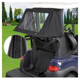 KENIMOTO Foldable Rear Golf Cart Rain Cover- 2 Pas