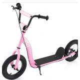 Girls Scooter With Adjustable Handlebar, 12' Infl